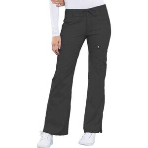 Cherokee® LUXE 21100 Women's Jr. Fit Low-Rise Cargo Scrub Pant - Pewter